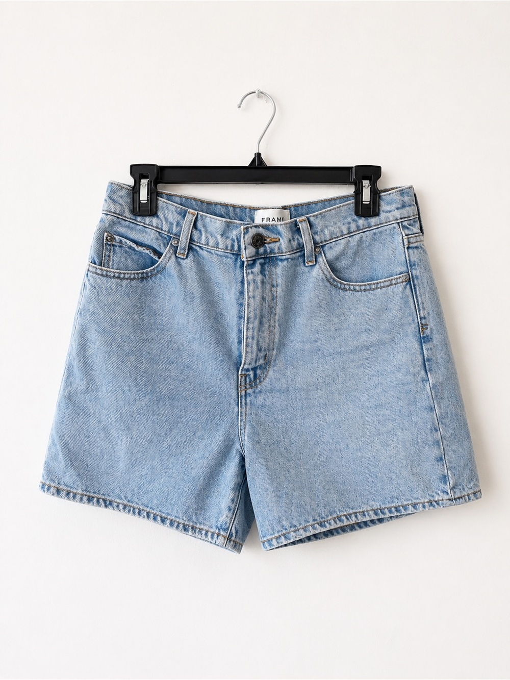 Frame Denim high rise shorts